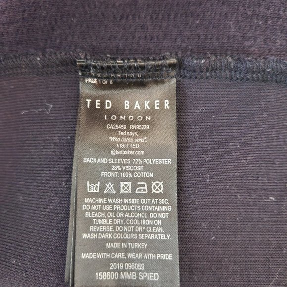 Ted Baker London Men's Full Zip Sweatshirt  L - Picture 2 of 10